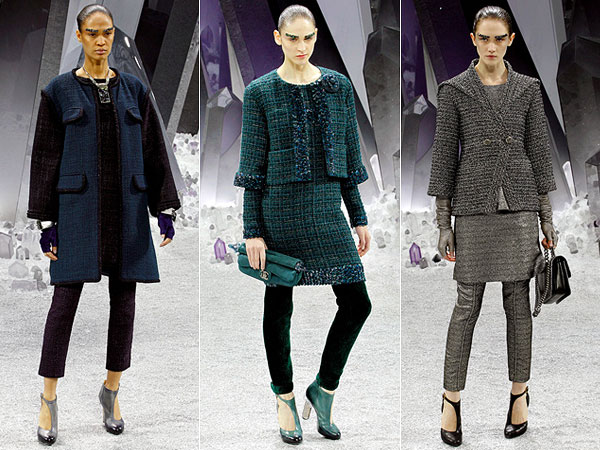 O que dizer dos casacos de tweed da Chanel a não ser: desejo total e absoluto!
