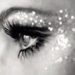 Makeup glitter: like a diamond!
