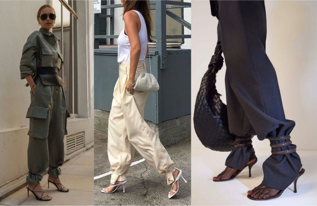 Sandália amarrada na calça trend alert street style para se inspirar por Alessandra Faria