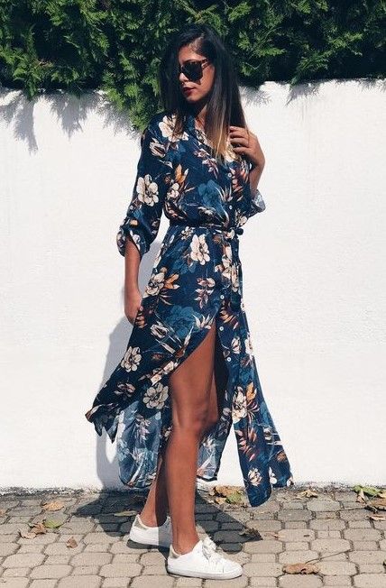 wrap dress floral para se inspirar por Alessandra Faria