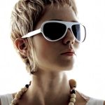 Novo mullet hair cut.